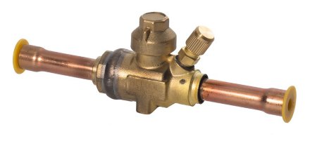Шаровый запорный вентиль с сервисным штуцером BC-BVa-38 Becool Шаровый запорный вентиль с сервисным штуцером BC-BVa-38 Becool