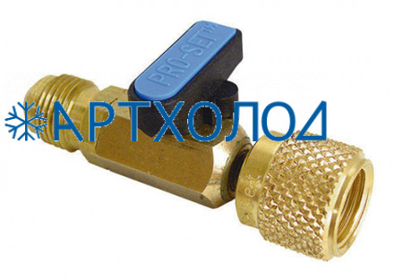 Вентиль для заправочных шлангов (M1/4"SAE х F1/4"SAE) BV CPS Вентиль для заправочных шлангов (M1/4"SAE х F1/4"SAE) BV CPS