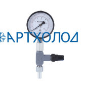 Клапан манометра PGV-A DN15 Inlet DN15 Butt welding and Outlet 1/2" NPT FEMALE 