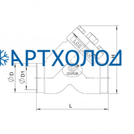 Сетчатый фильтр FVD-HS DN100 63 бар, прямоточный Dofun Сетчатый фильтр FVD-HS DN100 63 бар, прямоточный Dofun