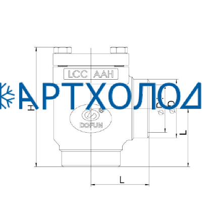 Обратный клапан CVD-A DN100 угловой Dofun Обратный клапан CVD-A DN100 угловой Dofun
